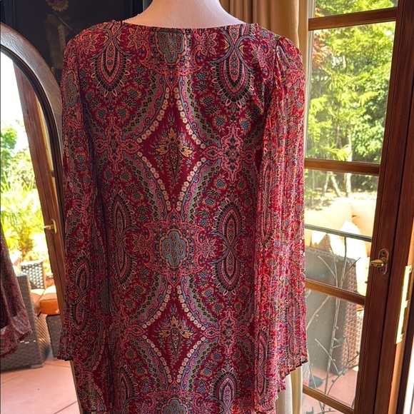 Fire Los Angeles Red and Pink Sheath Cocktail Dress - Picture 6 of 12